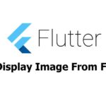 Working with the Image widget to display images in Flutter applications