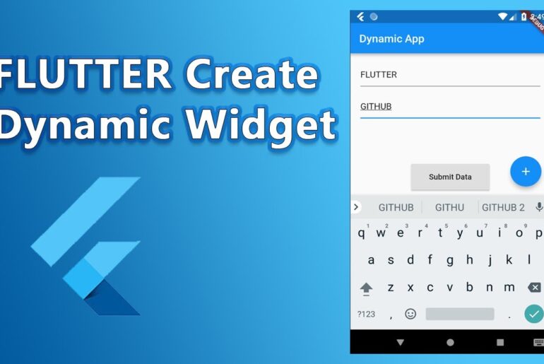 Working with the Text widget to display dynamic text in Flutter
