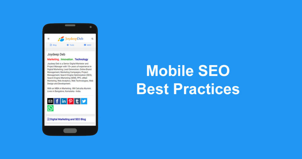 The Importance of Mobile SEO in a Mobile-First World